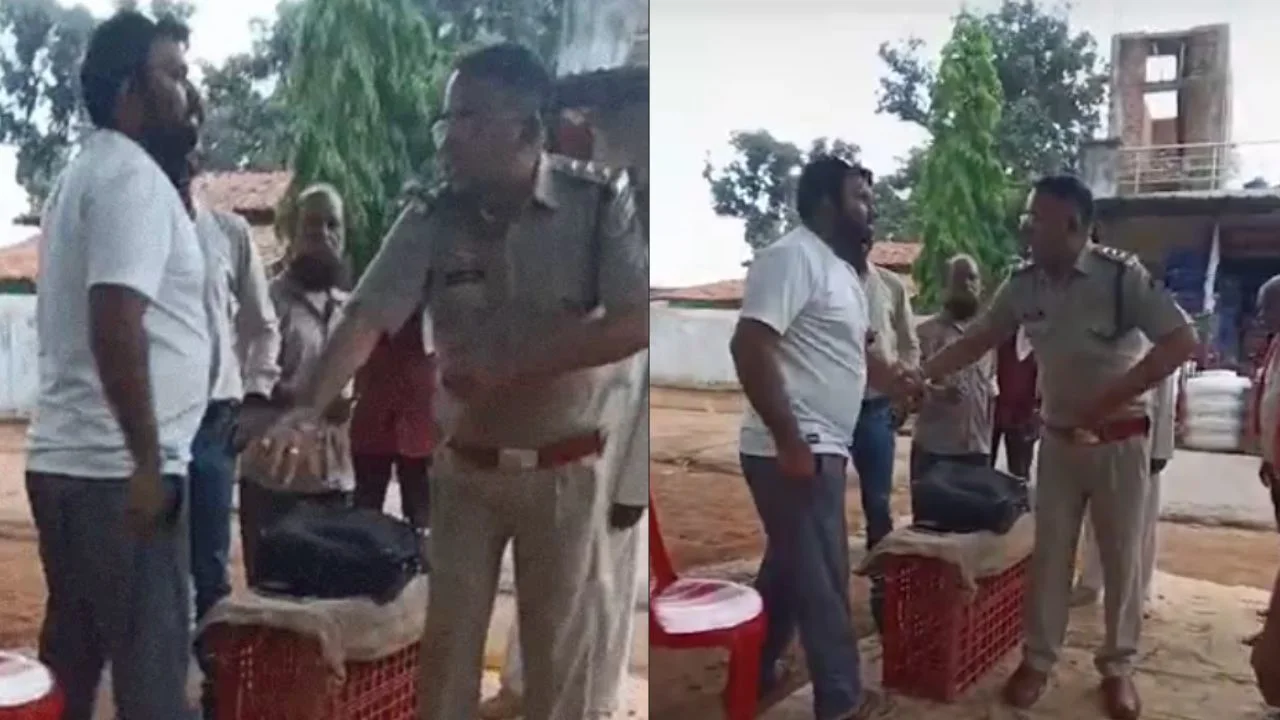 धमतरी में चेकिंग बना विवाद का कारण: टीआई पर व्यापारी से मारपीट का आरोप, वीडियो ने खड़ा किया बड़ा सवाल