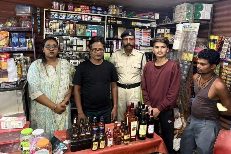 पान ठेले की आड़ में शराब कारोबार का खुलासा, आबकारी विभाग की बड़ी कार्रवाई