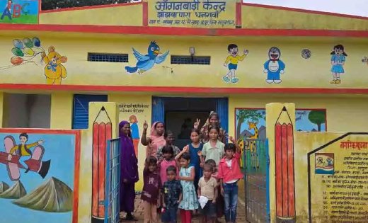 नए भवन ने बदली बच्चों की दुनिया, बेहतर सुविधाओं के साथ आंगनबाड़ी केंद्र में अब आसान हुआ सीखना और काम करना